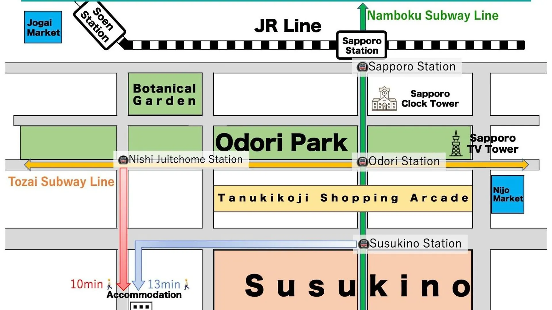 Endless Mitsui Minami 5Jo II - Vacation Stay 18323 Sapporo Apartment